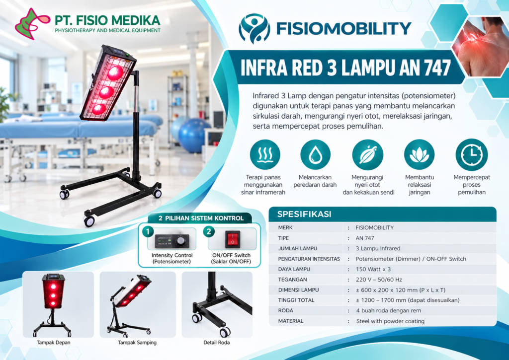 brosur inframerah 3 lamp potensio